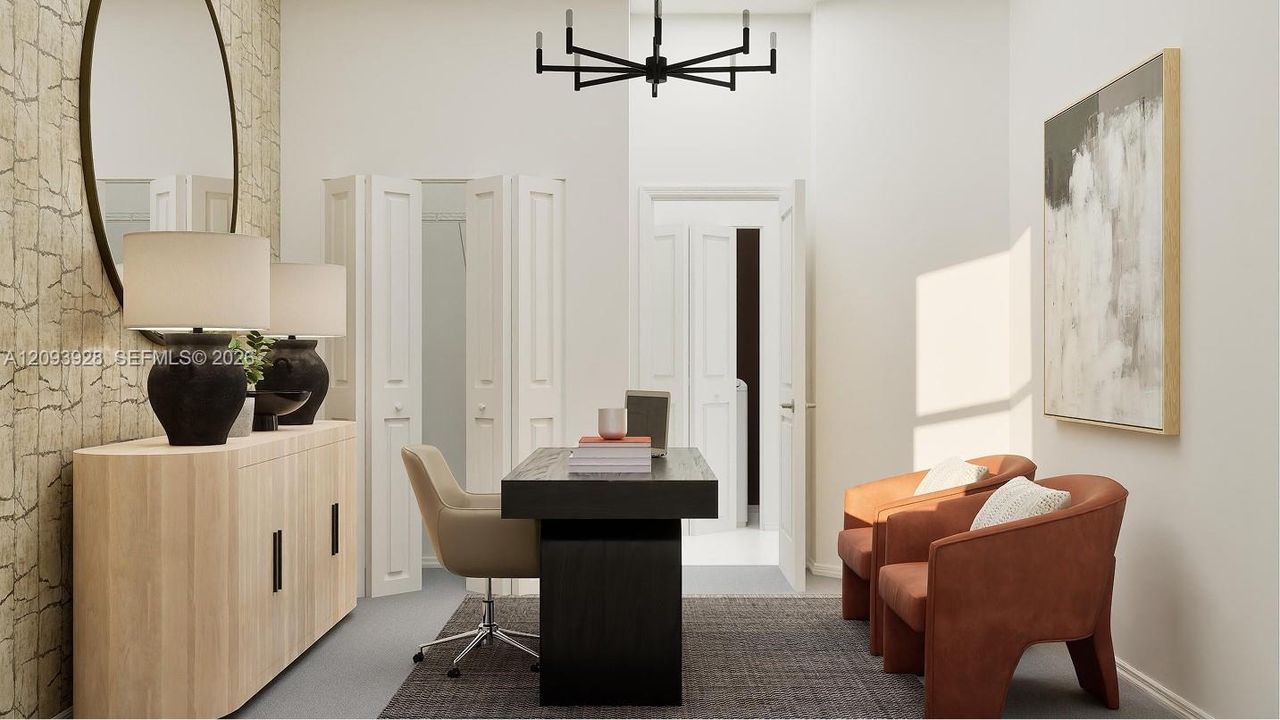 The bedrooms are versatile in design.