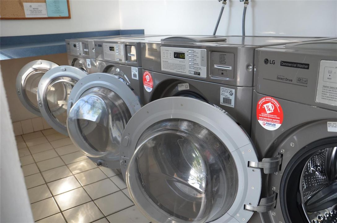 Each Bldg has Laundry Facilities