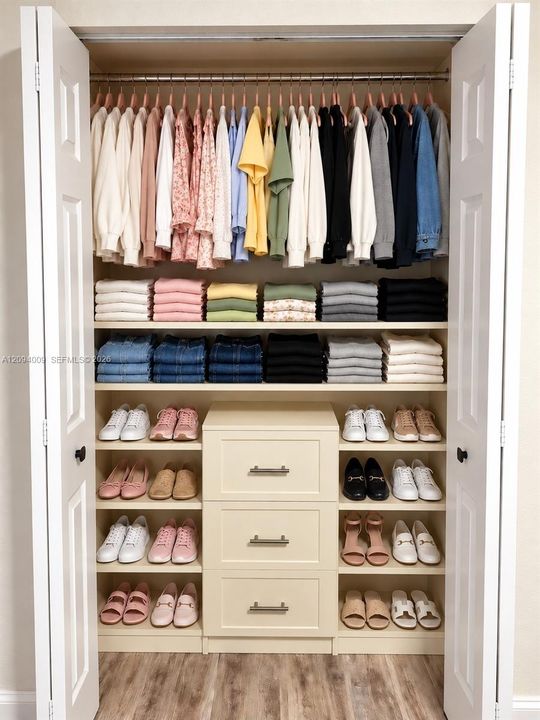 custom-made closet bedroom #2