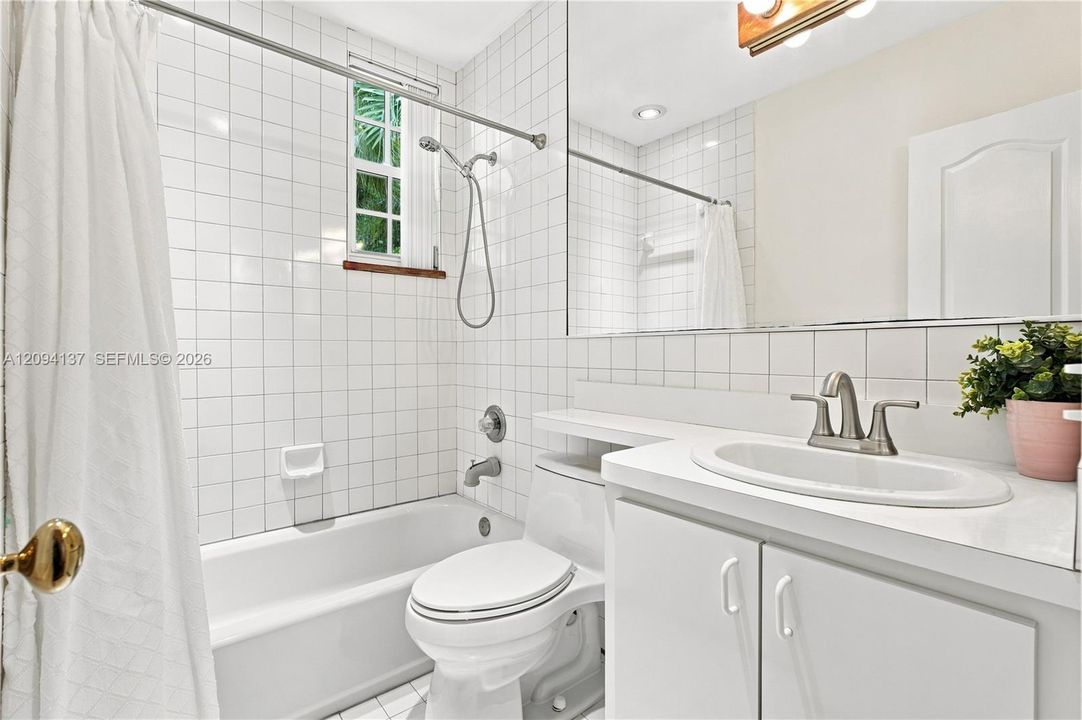 upstairs hallway bathroom