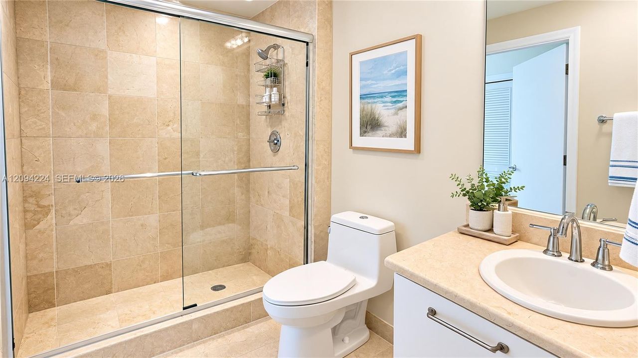 2nd bathroom virtually staged