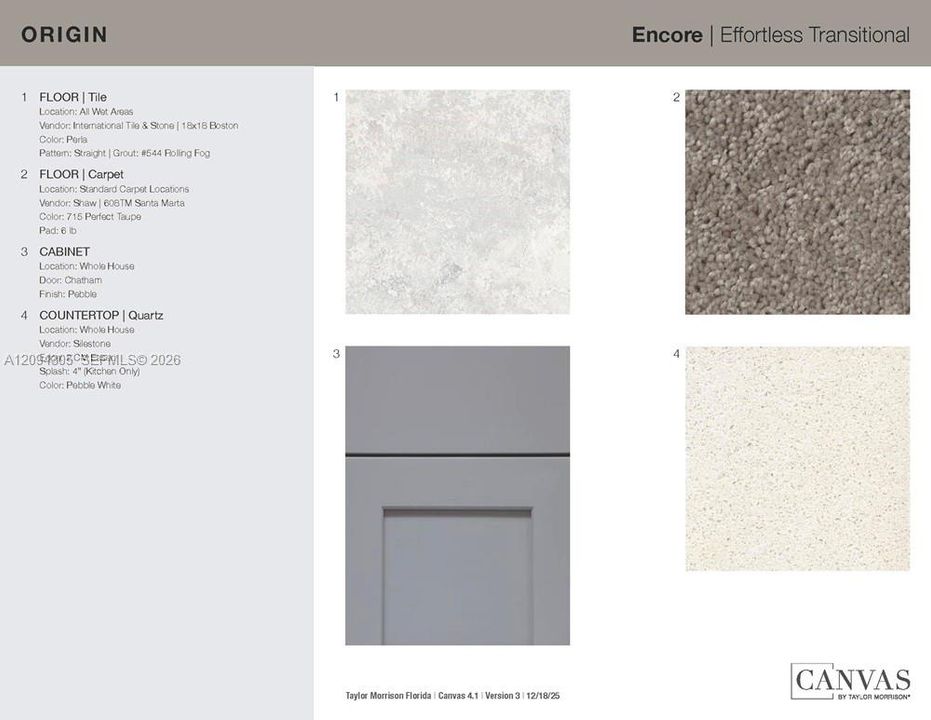 6548 Equinox Lane - Design Selections - This home is currently under construction - selections are subject to change