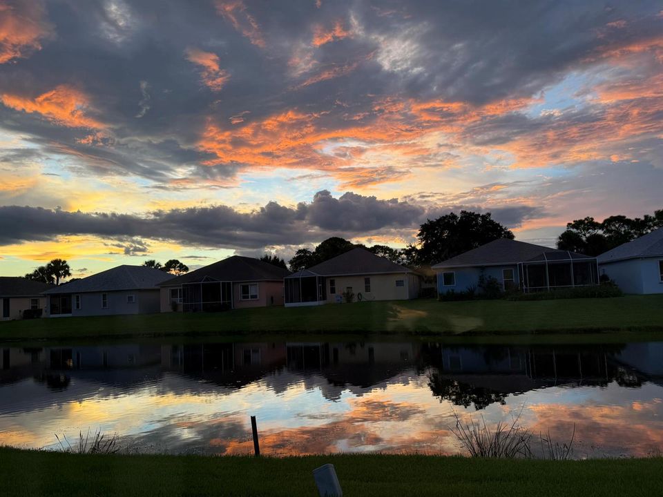SUNSET FROM PATIO