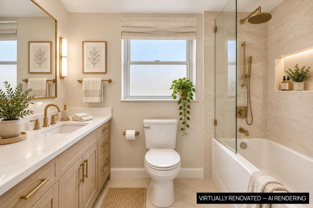 VIRTUALLY RENOVATED BATHROOM