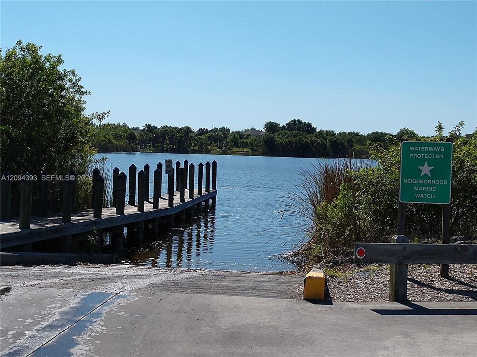 Boat ramp at South Gulf Cove Park just a short 3 mile drive.
