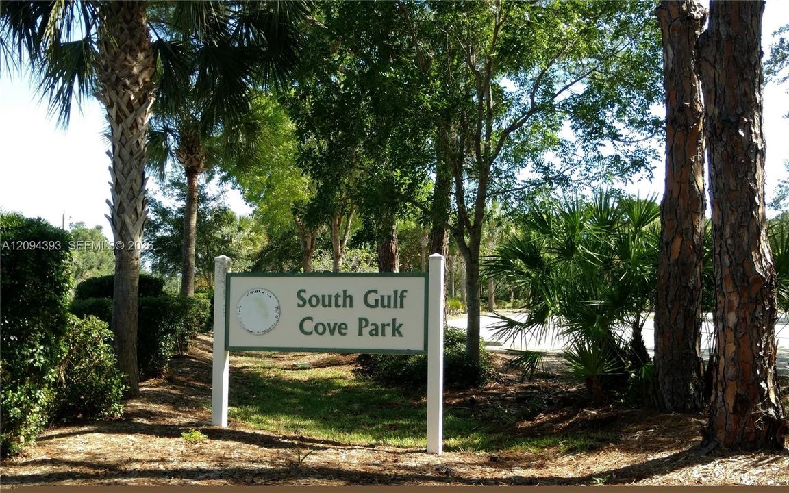 Entrance to South Gulf Cove Park