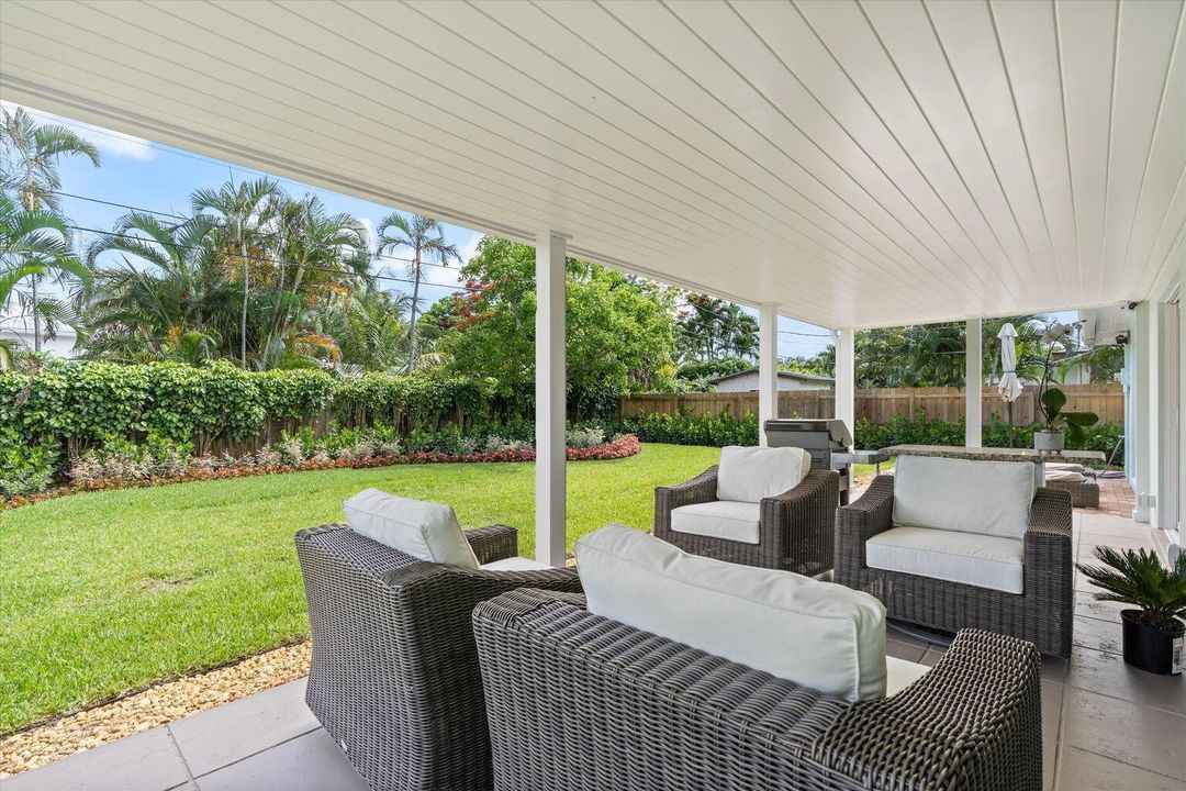 backyard and patio