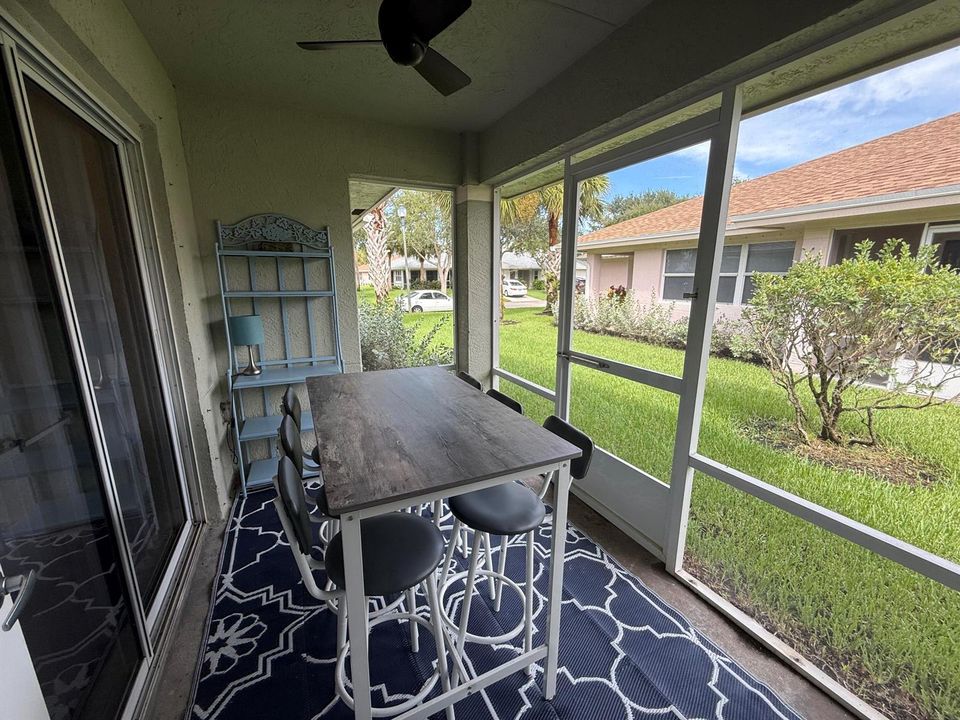 Porch - Screened in with fan