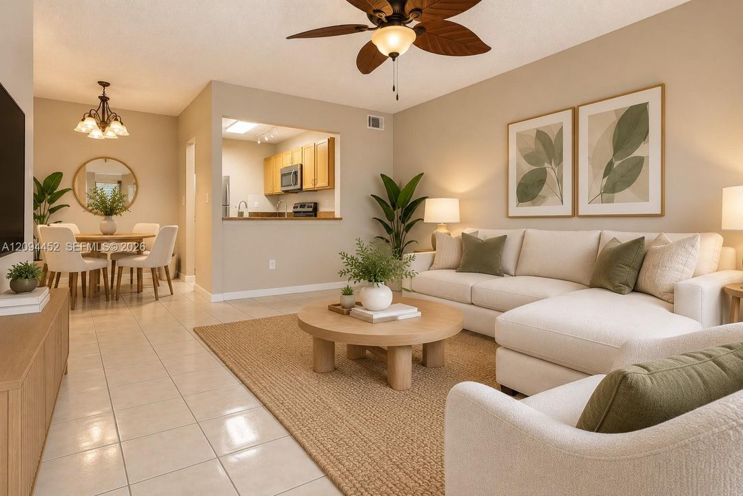 AI generated virtual staging