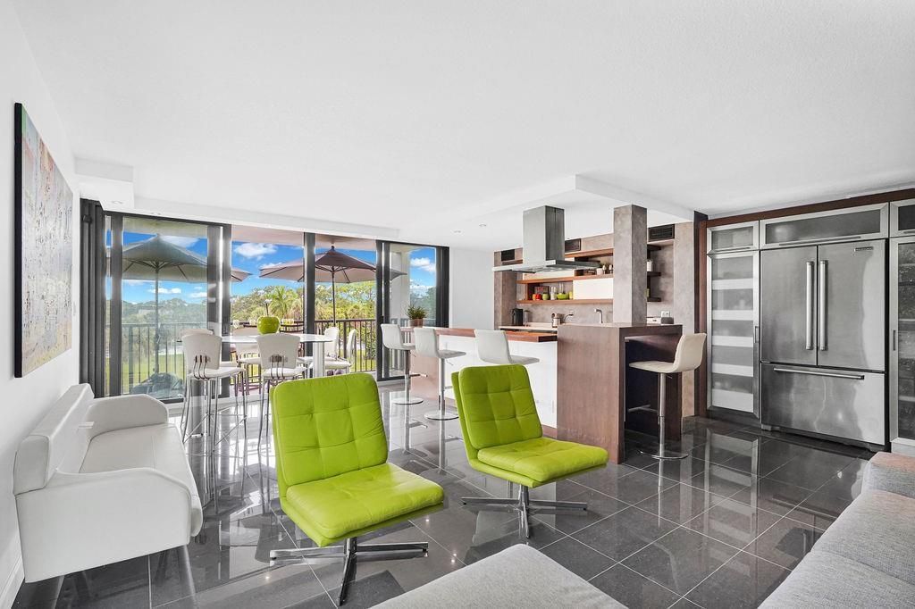 Spacious open living area