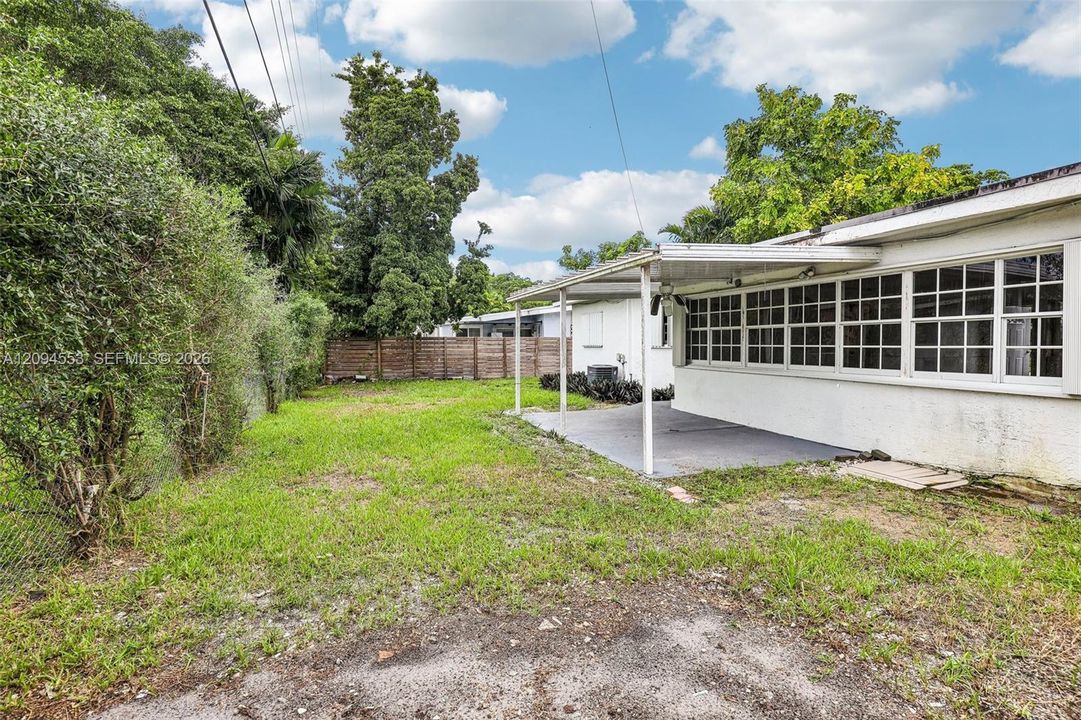 Backyard, second view