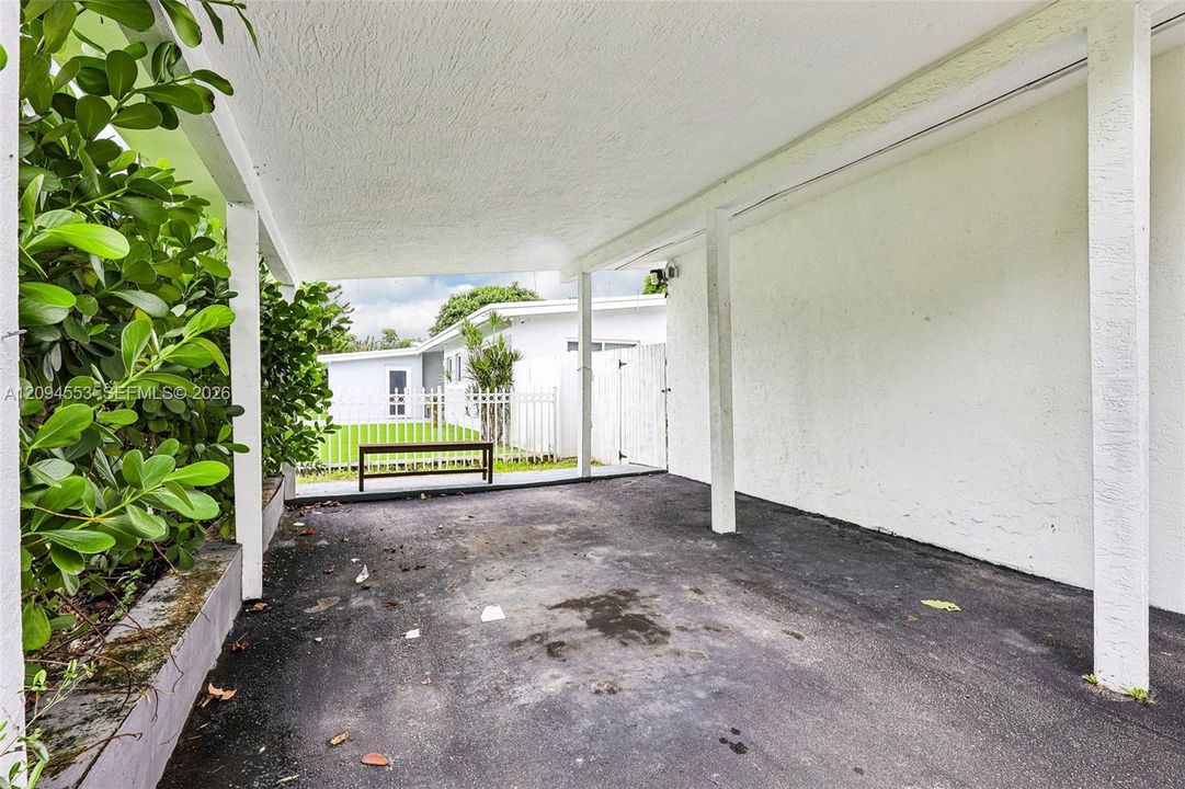 Covered carport