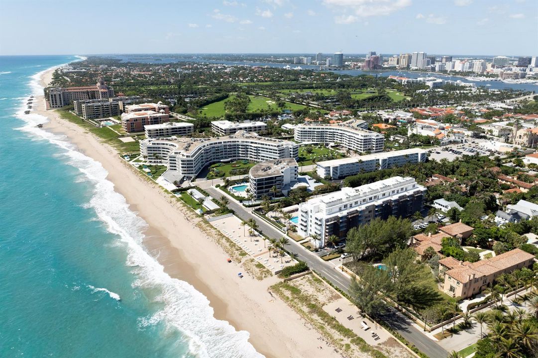 Aerial photo of location