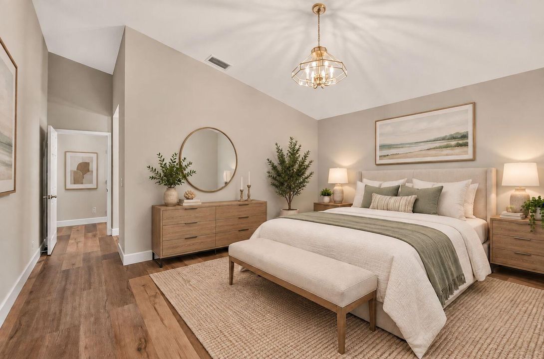 PRIMARY BDRM VIRTUALLY STAGED