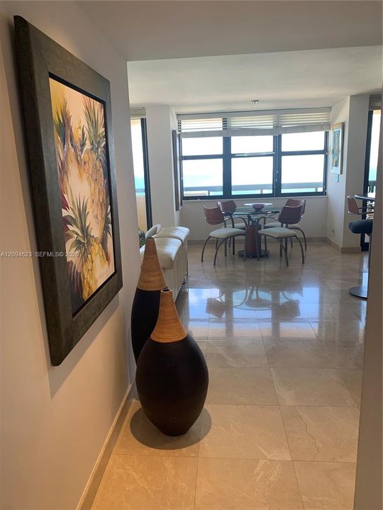 Hall to living room