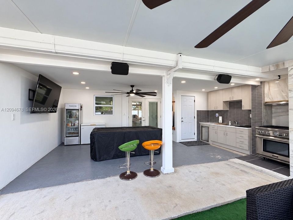 Covered terrace