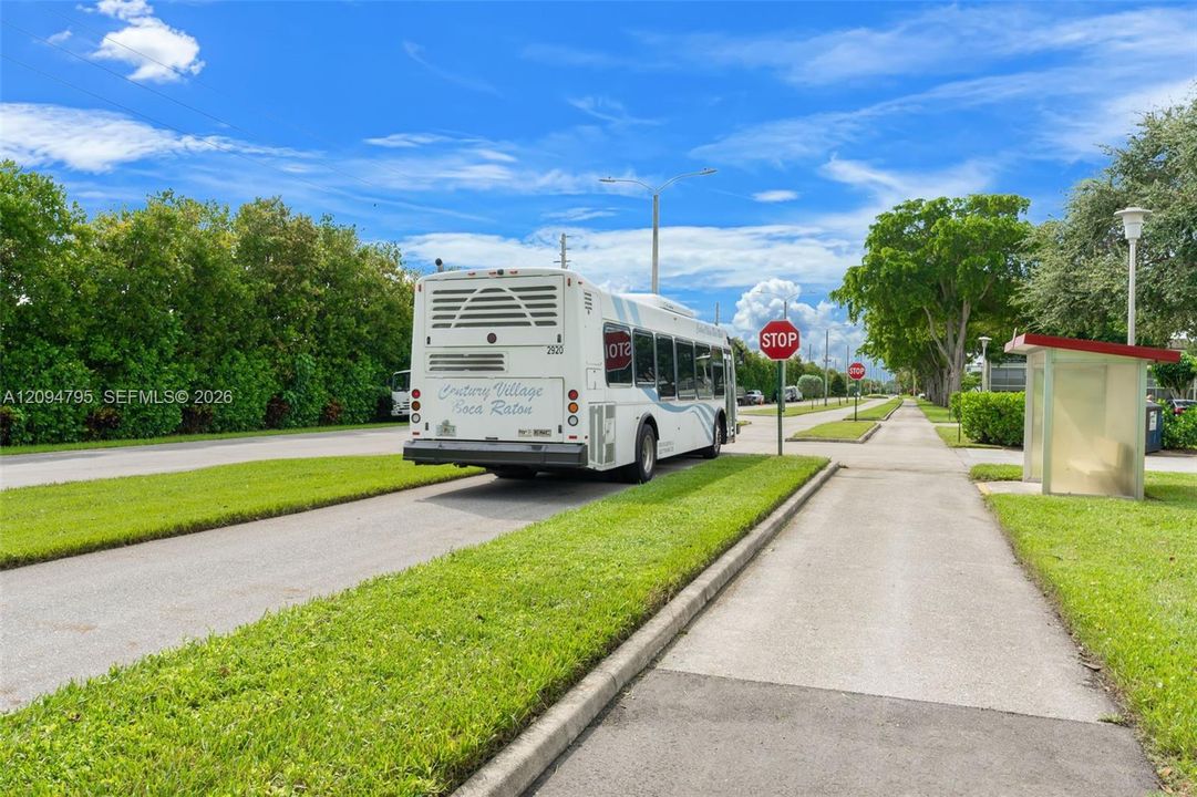 Community Buses provides transportation.