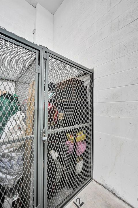 Storage Unit included with the unit