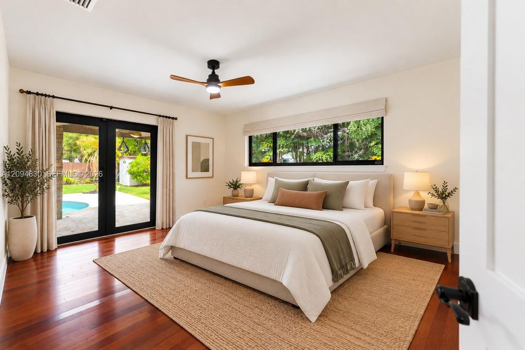 Bedroom 1 virtually staged