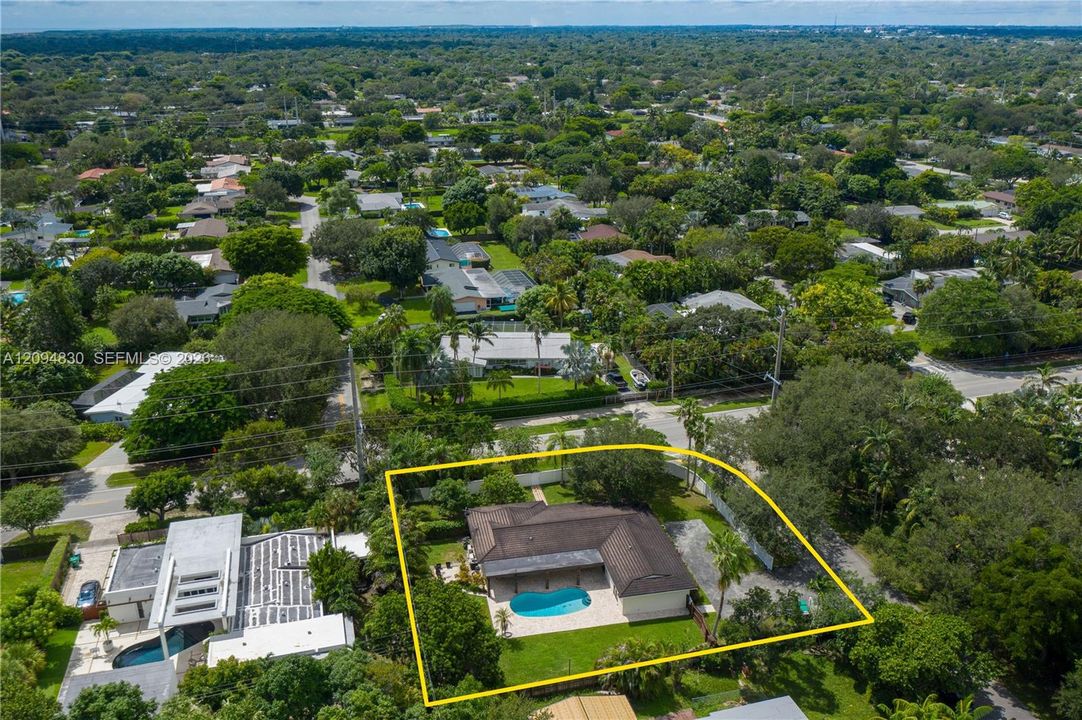 Large corner lot