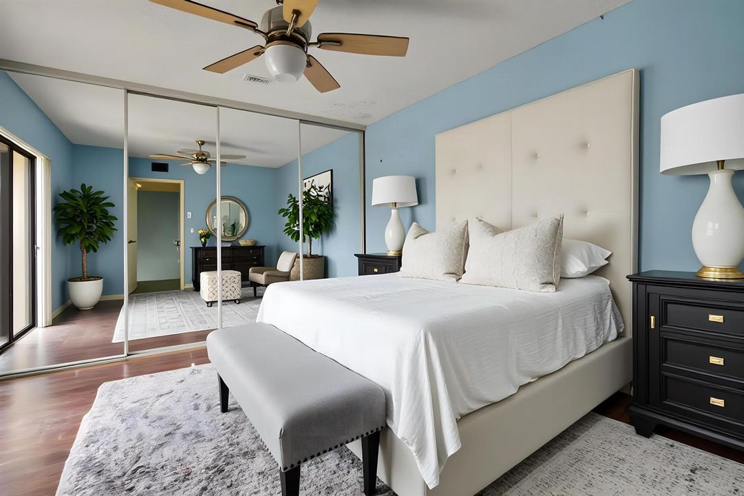 Virtually Staged Second Bedroom