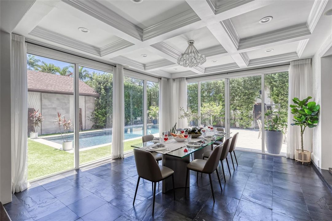 Open Layout Dining Area