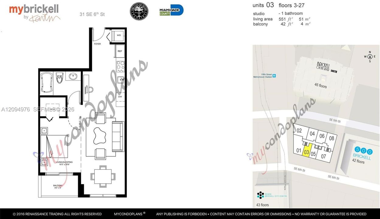 En Renta: $2,400 (0 camas, 1 baños, 551 Pies cuadrados)