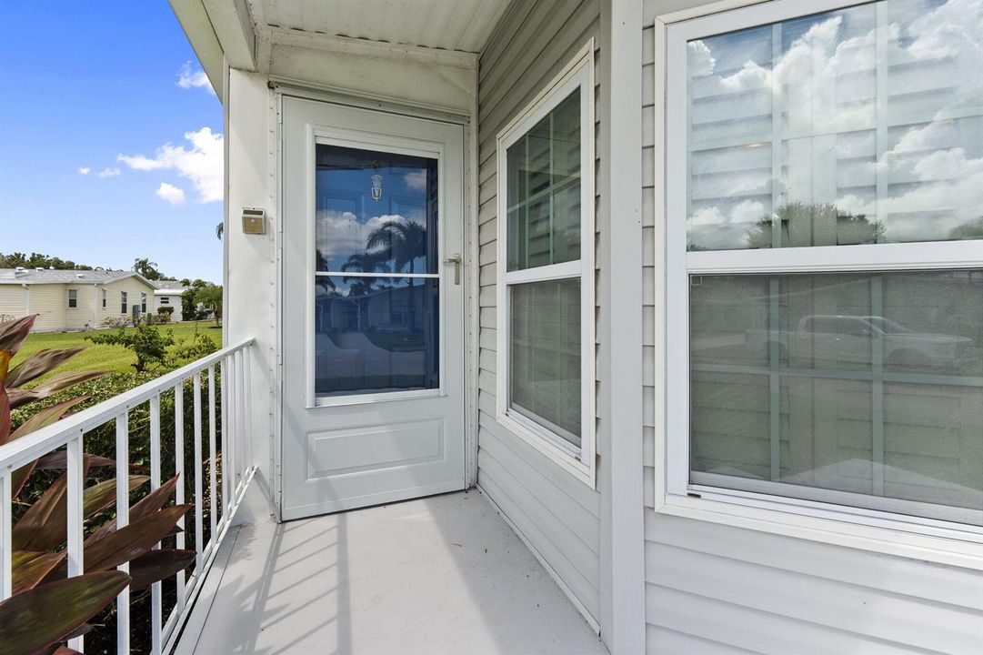 FRONT ENTRANCE - NEW STORM DOOR