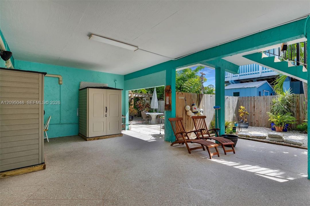 Lots of room for parking and outdoor living area