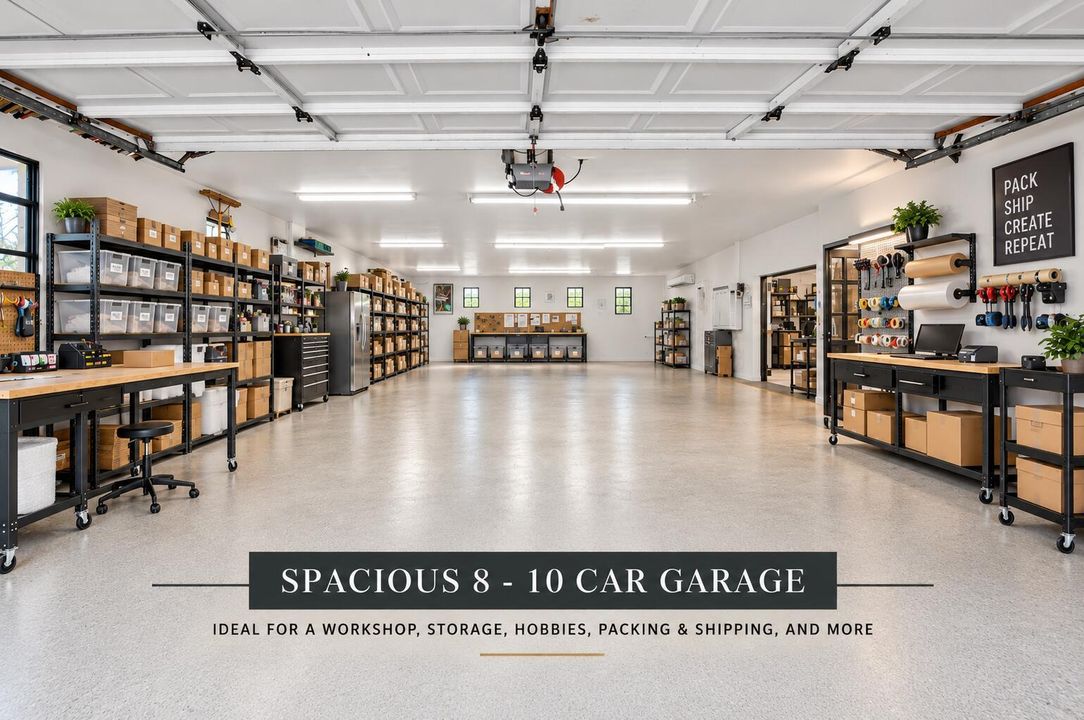 8-10 Car Garage