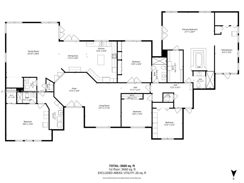 En Venta: $2,299,000 (6 camas, 4 baños, 3706 Pies cuadrados)