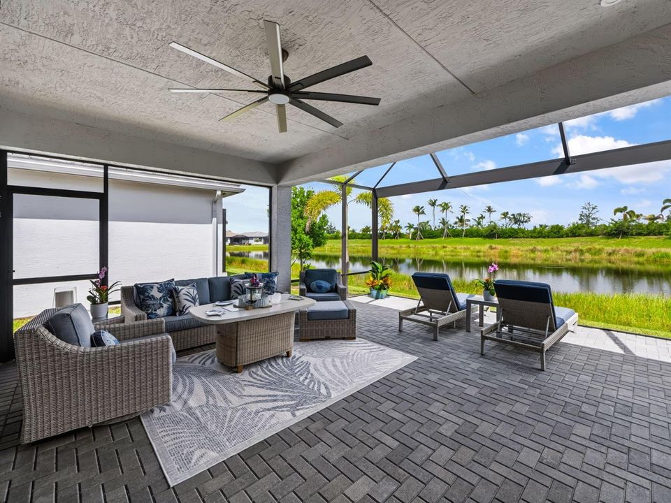 Extended Lanai with private lake view