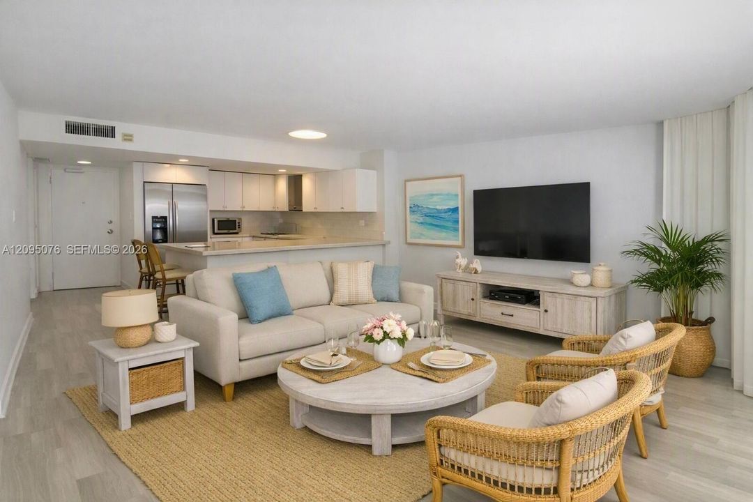 Great Room- Virtually Staged