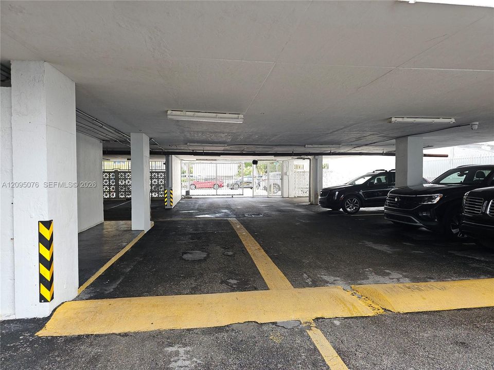 Parking entrance
