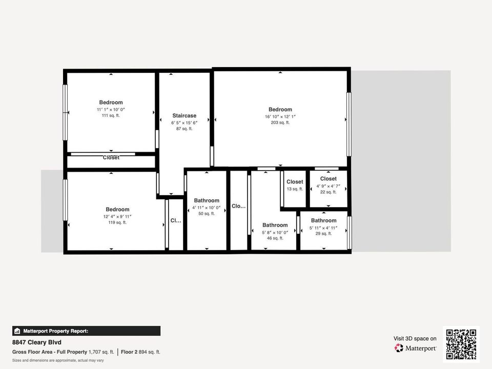 floorplan8847 Cleary Blvd - Floor 2