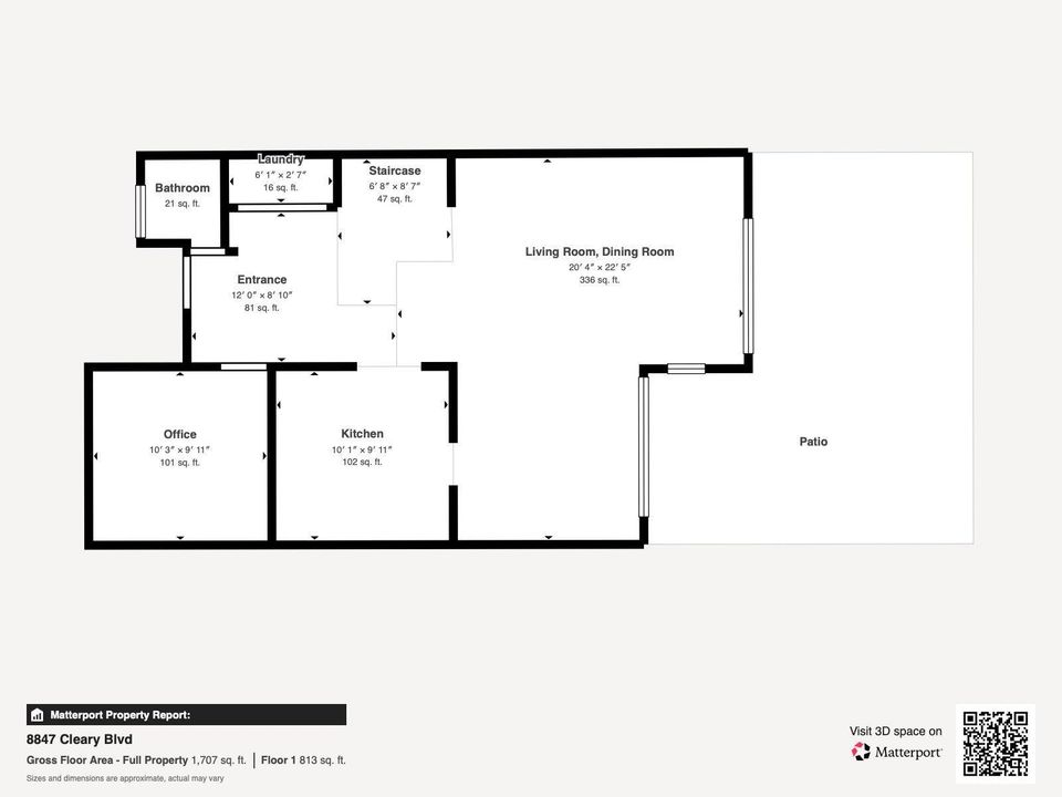 floorplan8847 Cleary Blvd - Floor 1