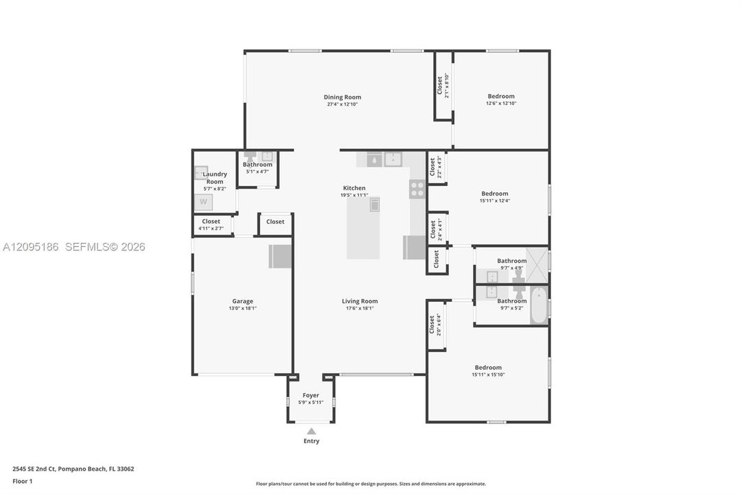 For Sale: $869,000 (3 beds, 2 baths, 1920 Square Feet)