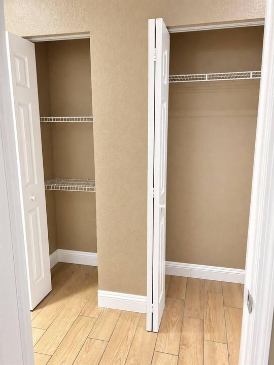Additional storage closets