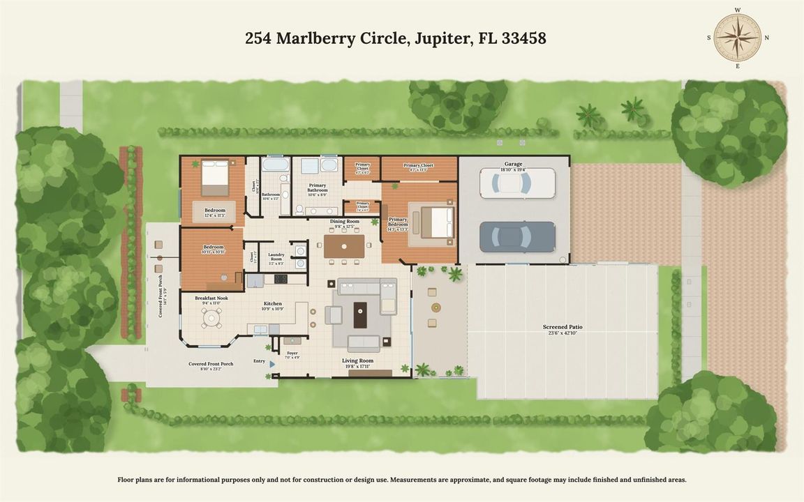 Floor Plan No Pool - 254 Marlberry Cir