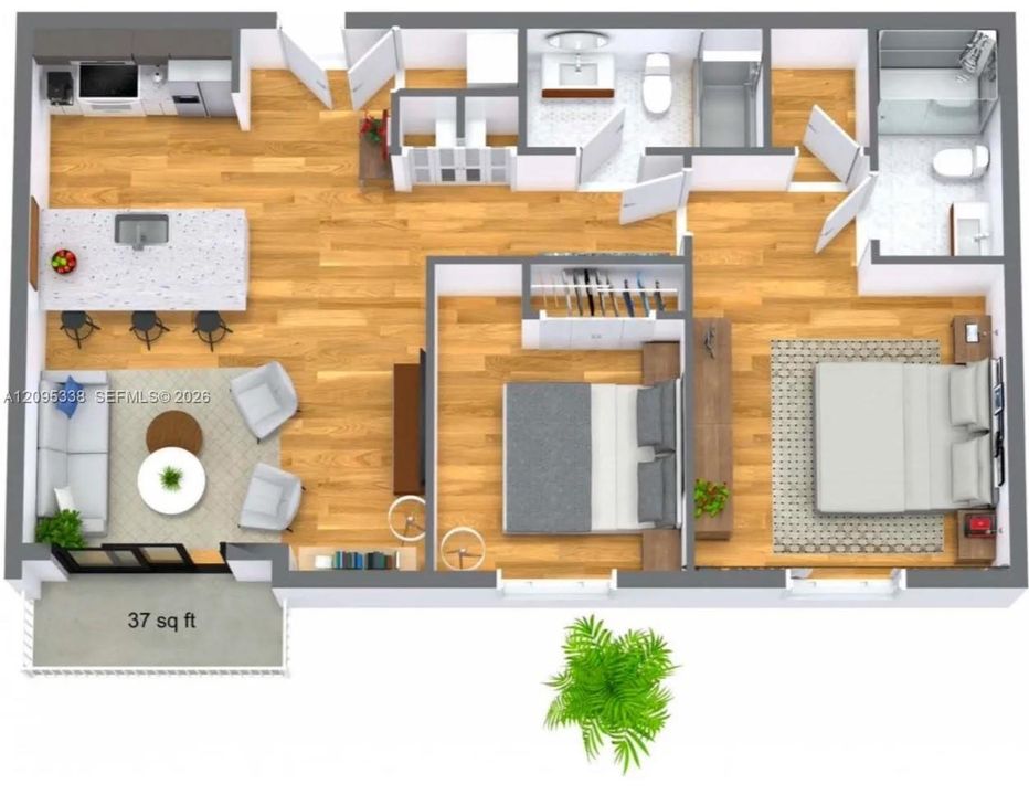 For Rent: $2,550 (2 beds, 2 baths, 904 Square Feet)