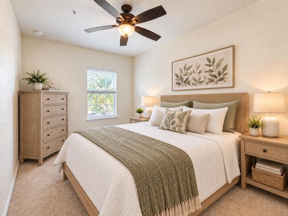 Virtuall Staged Guest Bedroom #1