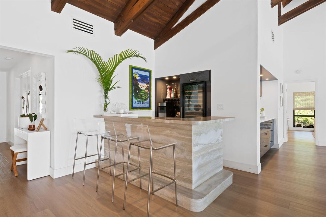 bar area