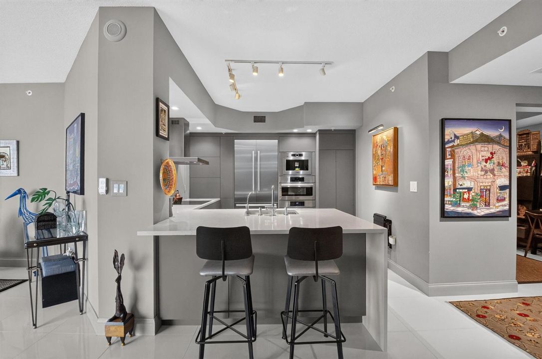 Custom Extended Breakfast Bar