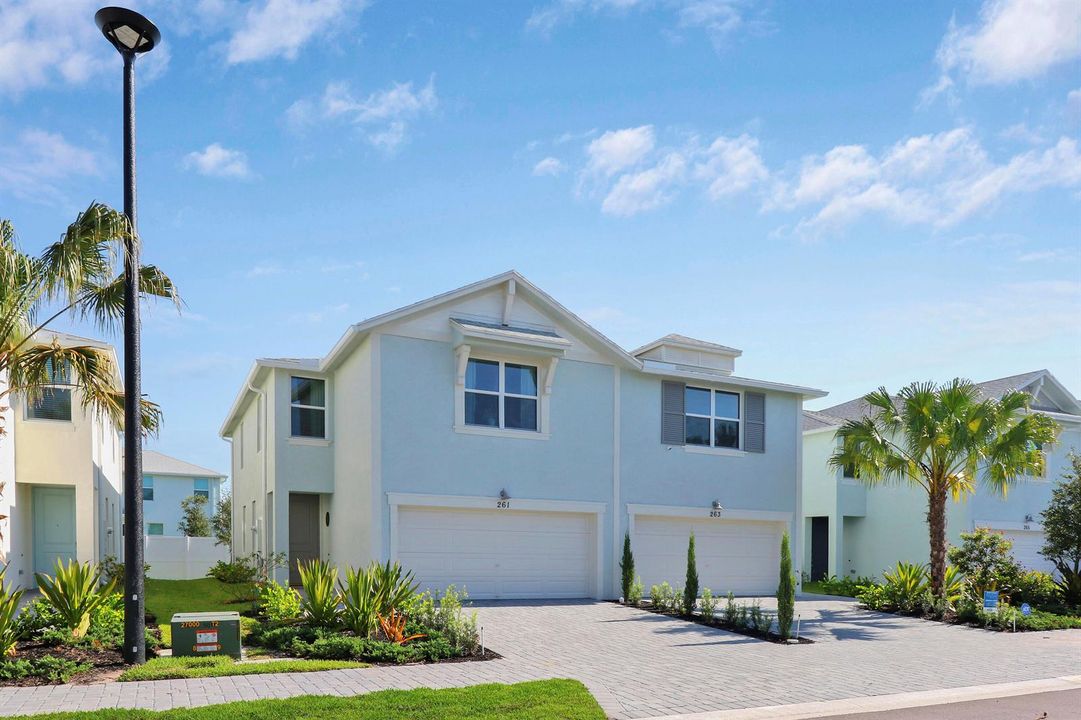 Community exterior and landscaping