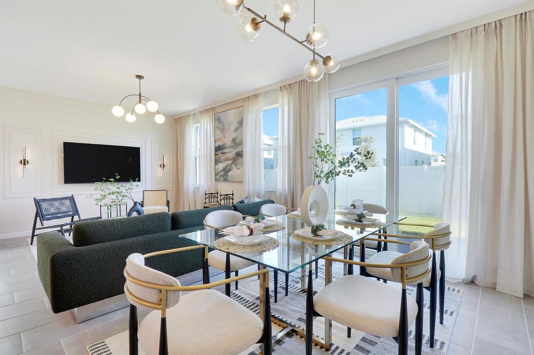 Living and dining combo, view B