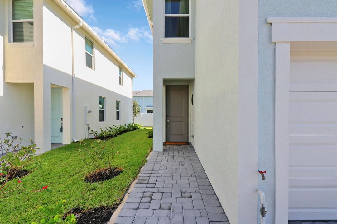 Paver walkway to front entry
