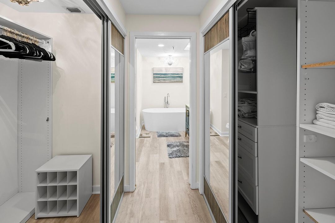 Primary closets