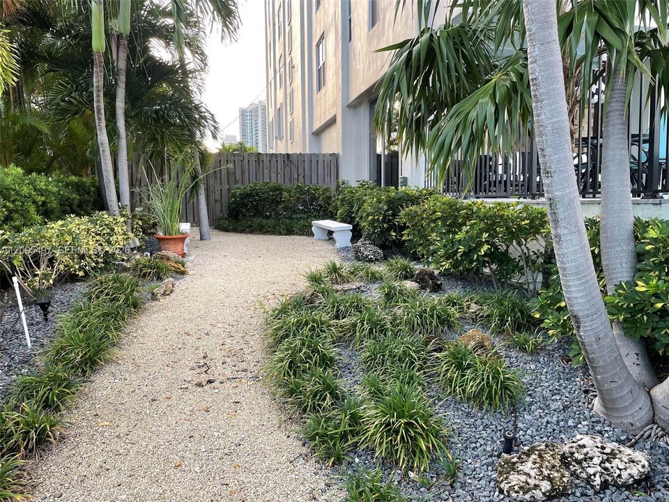 Quiet meditation atrium