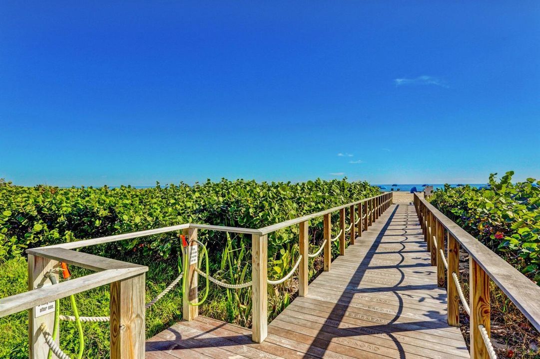 Walk Out to Wide Sandy Beach