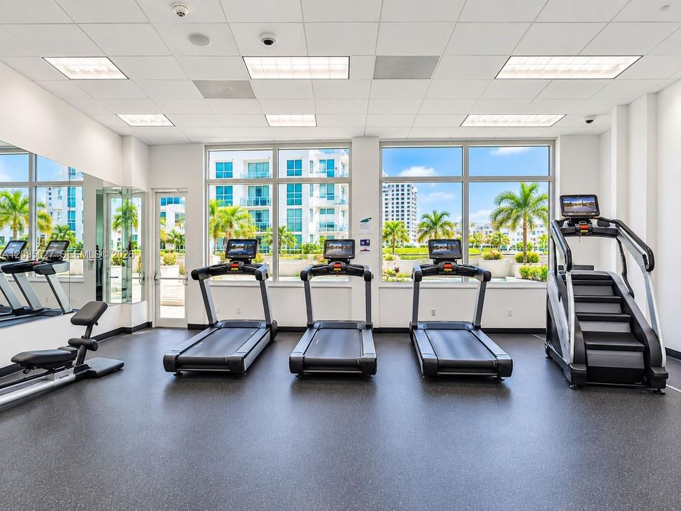 Fully equipped Fitness center